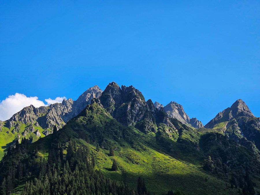 Rätikon-Gebirge bei Bürserberg, Vorarlberg